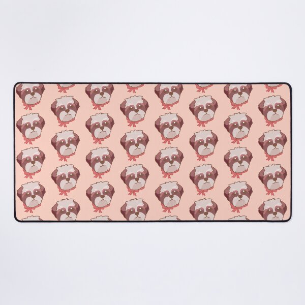 Item preview, Simple liver and white Shih Tzu puppy designed and sold by PupBubble Art.