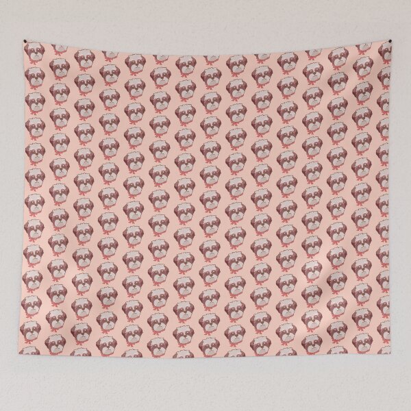 Item preview, Simple liver and white Shih Tzu puppy designed and sold by PupBubble Art.