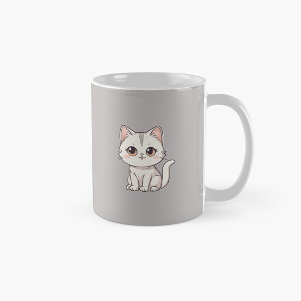 Item preview, cute white kitty cat designed and sold by Atlantico54.