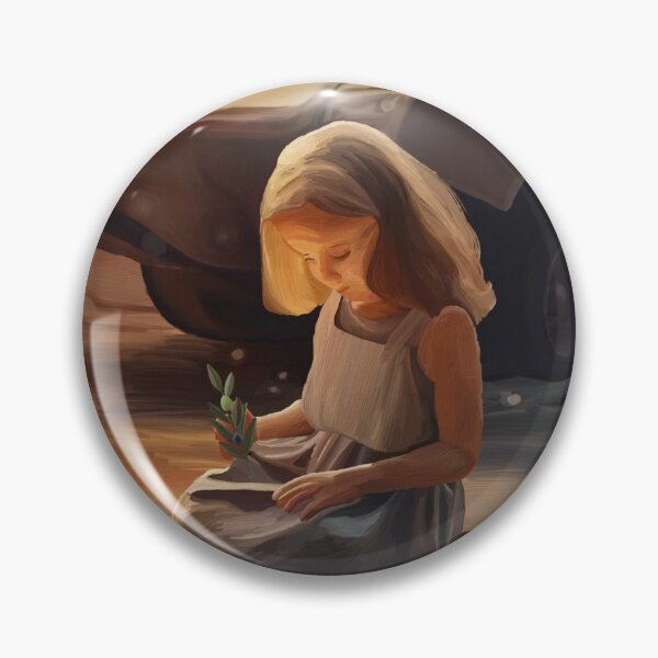 Item preview, Palestinian Girl with Olive Branch - Symbol of Hope and Resilience designed and sold by fatma4art.