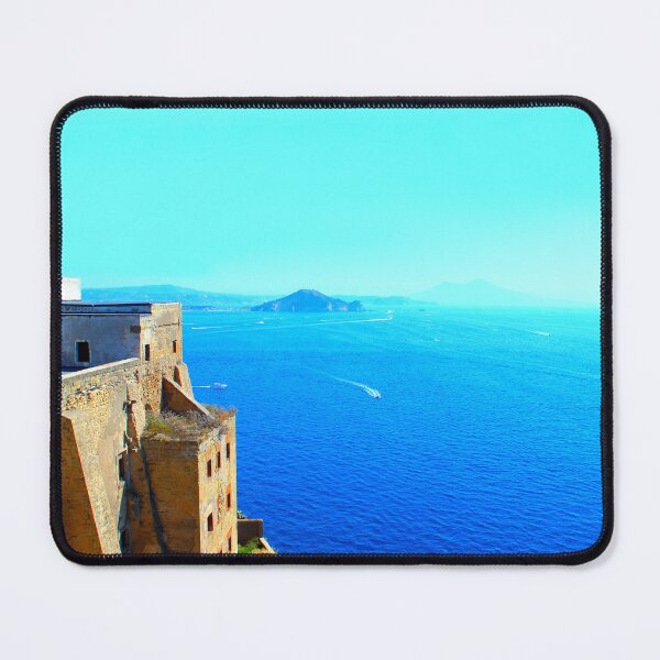 Item preview, View from Isola di Procida at Palazzo d'Avalos and the Tyrrhenian Sea designed and sold by Kristina Drozd.