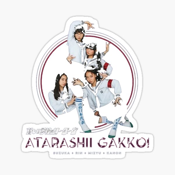 Atarashii Gakko Art Stickers for Sale | Redbubble