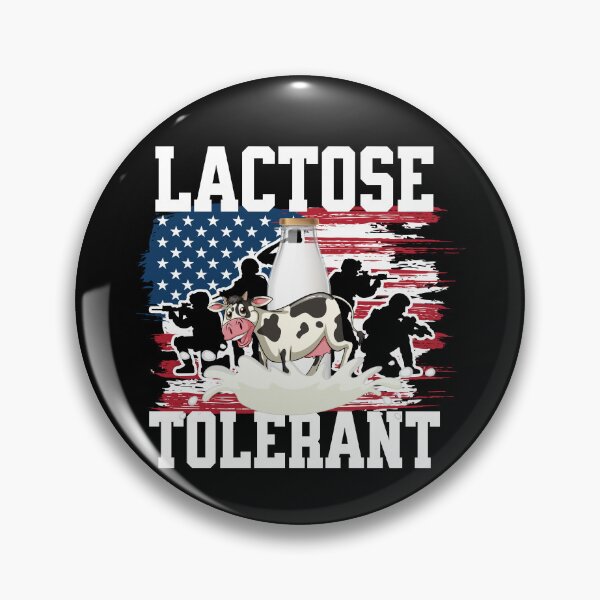Item preview, Lactose Tolerant Patriotic Pro Dairy Funny Lactose Tolerant Gear designed and sold by DynamicDesign.