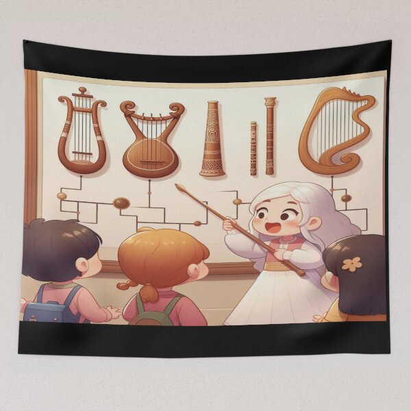 Item preview, Children Inspired Sound and Instruments Wall Art and Puzzle_2 designed and sold by Cupideros.