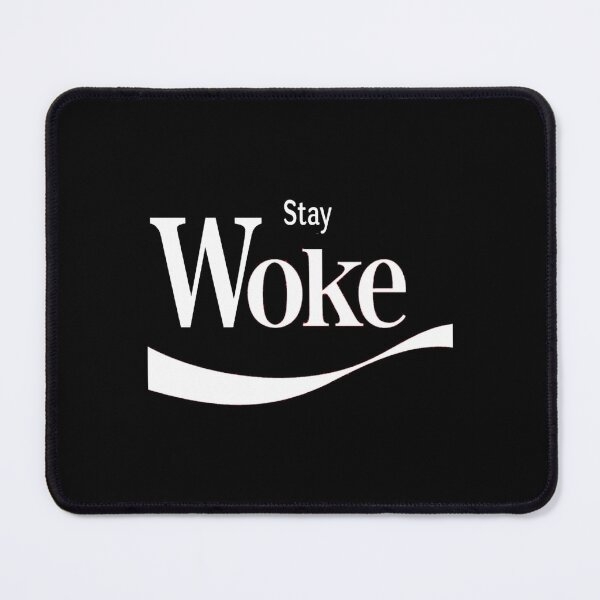 Item preview, Stay Woke Coca ColaCoke Parody Fitted  designed and sold by MonsterTargets.