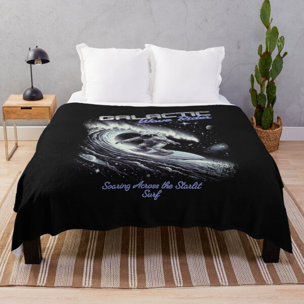 Item preview, Astronaut Surfing the Cosmic Waves Space Illustration designed and sold by IdeasDream.