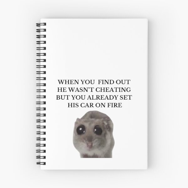 Item preview,  Sad Hamster with Big Eyes When You find out He wasn't chetating  designed and sold by CyberArtistOne.