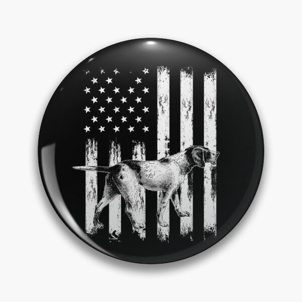 Artikelvorschau, German Short Haired Pointer American Flag Hunting Dog Gear entworfen und verkauft von DynamicDesign.
