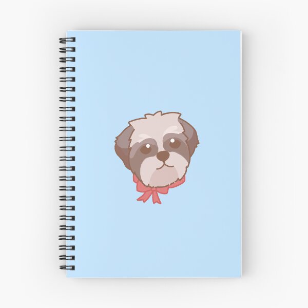 Item preview, Simple silver and white Shih Tzu puppy designed and sold by PupBubble Art.
