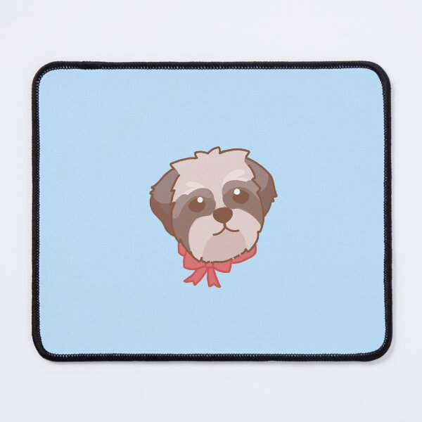 Item preview, Simple silver and white Shih Tzu puppy designed and sold by PupBubble Art.