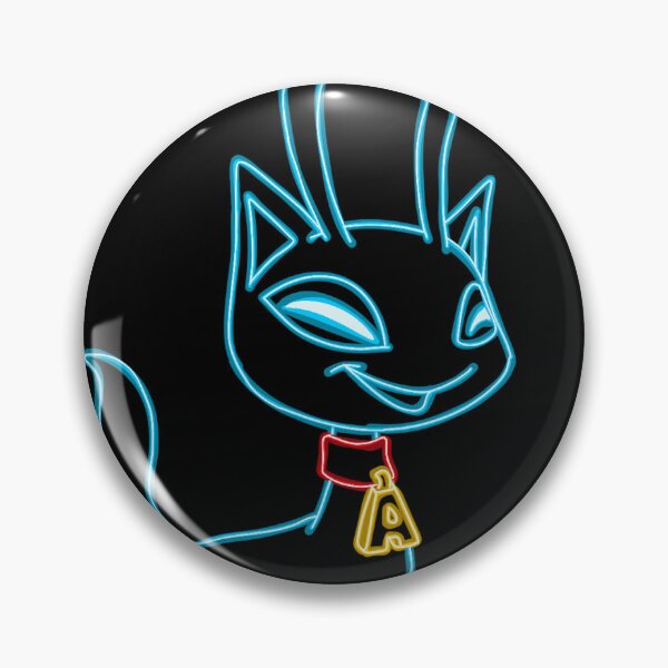 Item preview, Neon Nostalgic Alien Cat Virtual Pet designed and sold by Cinderpaw1.