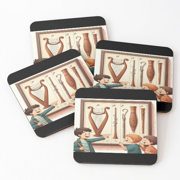 Item preview, Children Sound  and Instruments Wall Art and Puzzle_3 designed and sold by Cupideros.