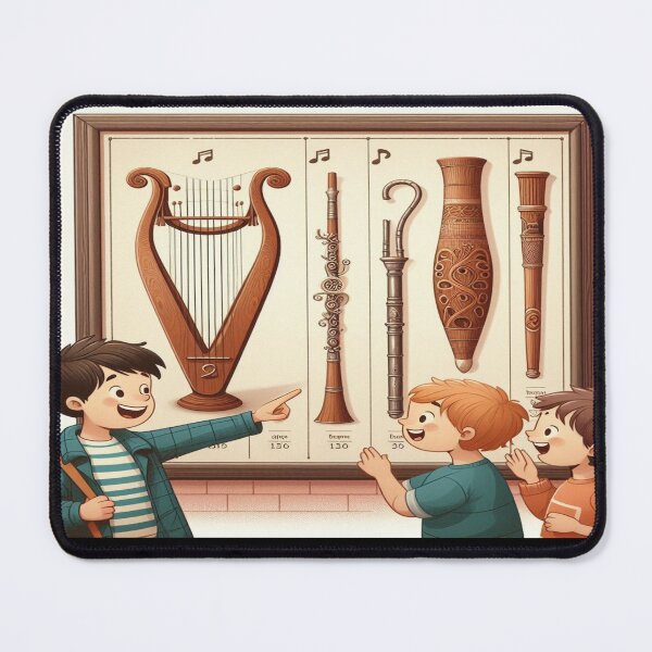 Item preview, Children Sound  and Instruments Wall Art and Puzzle_3 designed and sold by Cupideros.