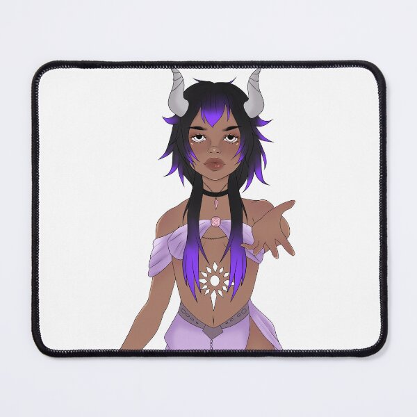 Item preview, Fantasy girl with horns designed and sold by NuggetoArt.