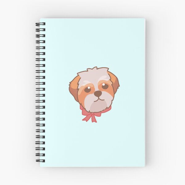 Item preview, Simple red and white Shih Tzu puppy designed and sold by PupBubble Art.