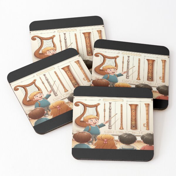 Item preview, Children Inspired Sound and Instruments Wall Art and Puzzle_4 designed and sold by Cupideros.