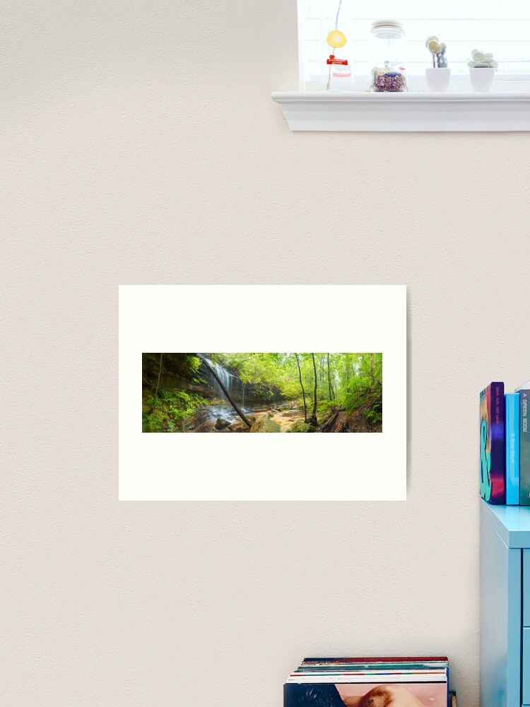 Thumbnail 2 of 3, Art Print, Junction Falls, Lawson. Blue Mountains. New South Wales, Australia designed and sold by Chockstone.