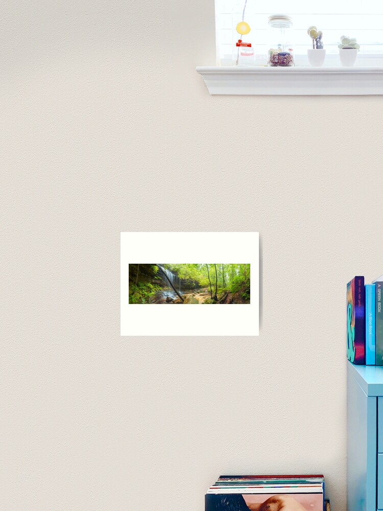 Thumbnail 2 of 3, Art Print, Junction Falls, Lawson. Blue Mountains. New South Wales, Australia designed and sold by Chockstone.