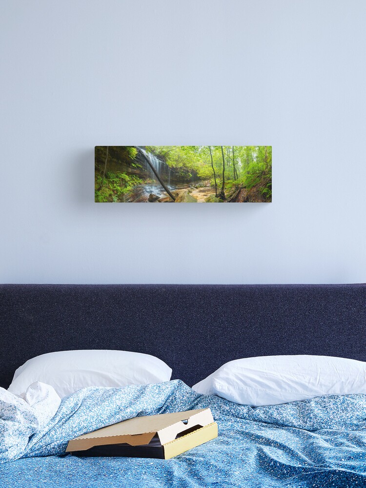 Thumbnail 2 of 3, Canvas Print, Junction Falls, Lawson. Blue Mountains. New South Wales, Australia designed and sold by Chockstone.