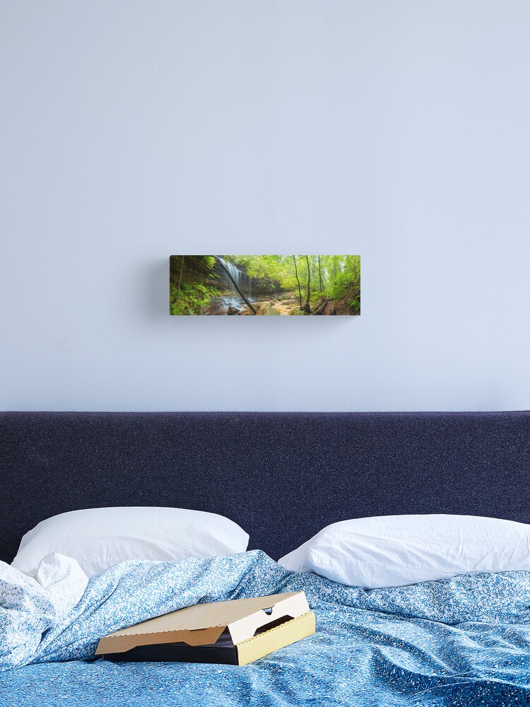 Thumbnail 2 of 3, Canvas Print, Junction Falls, Lawson. Blue Mountains. New South Wales, Australia designed and sold by Chockstone.