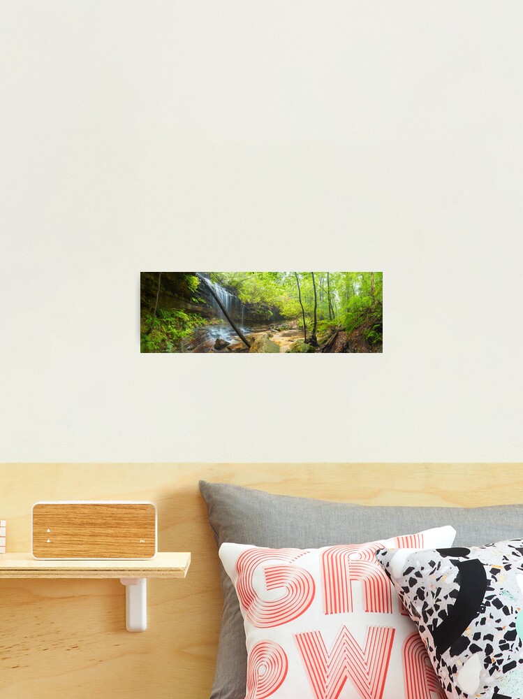 Thumbnail 2 of 3, Photographic Print, Junction Falls, Lawson. Blue Mountains. New South Wales, Australia designed and sold by Chockstone.