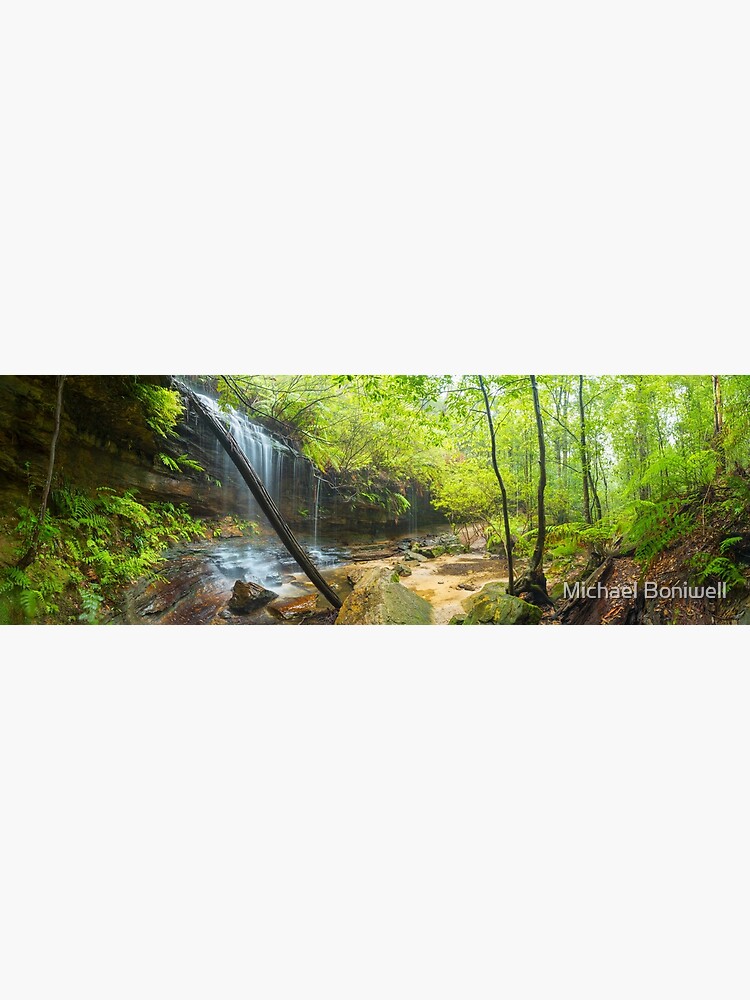 Thumbnail 7 of 7, Framed Art Print, Junction Falls, Lawson. Blue Mountains. New South Wales, Australia designed and sold by Chockstone.