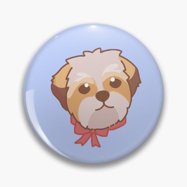 Item preview, Simple gold and white Shih Tzu puppy designed and sold by PupBubble Art.