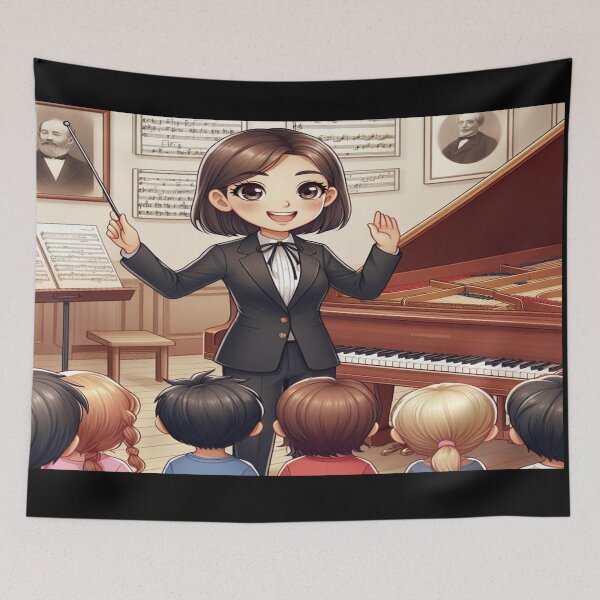 Item preview, Children Sound  and Instruments Wall Art and Puzzle_5 designed and sold by Cupideros.