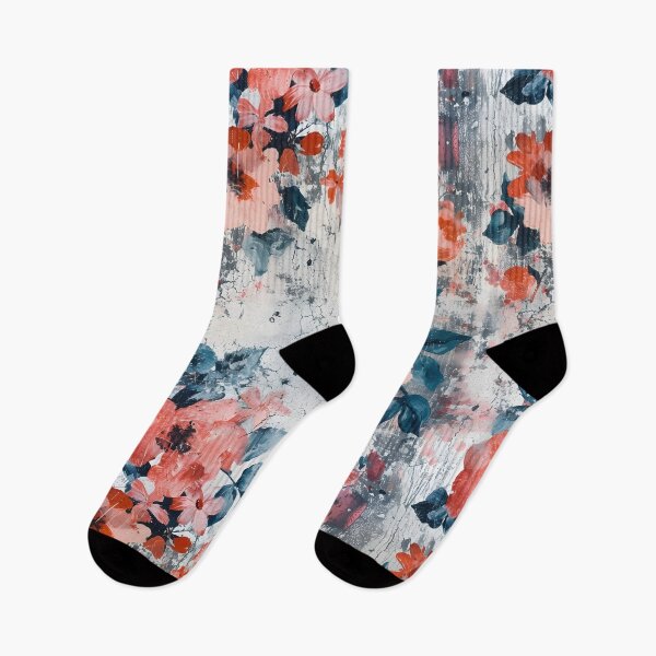 Item preview, Acid Wash Flower Pattern designed and sold by LynZorHome.