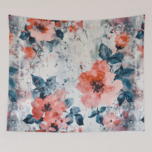 Item preview, Acid Wash Flower Pattern designed and sold by LynZorHome.