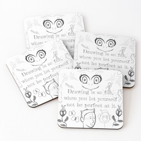 Item preview, Drawing is so fun, when you let yourself not be perfect at it.  designed and sold by ThatBlokeJug.