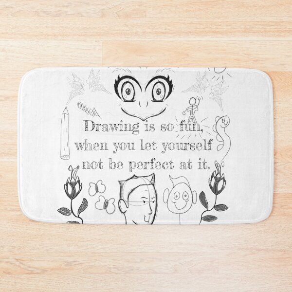Item preview, Drawing is so fun, when you let yourself not be perfect at it.  designed and sold by ThatBlokeJug.