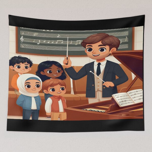 Item preview, Children Sound  and Instruments Wall Art and Puzzle_6 designed and sold by Cupideros.