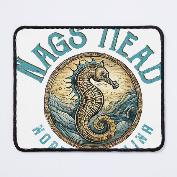 Item preview, Nags Head North Carolina Nautical Seahorse Design designed and sold by Futurebeachbum.