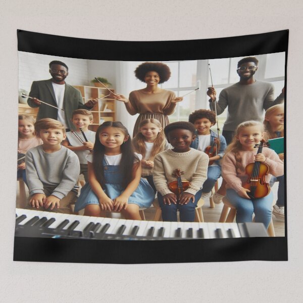Item preview, Children Sound  and Instruments Wall Art and Puzzle_7 designed and sold by Cupideros.