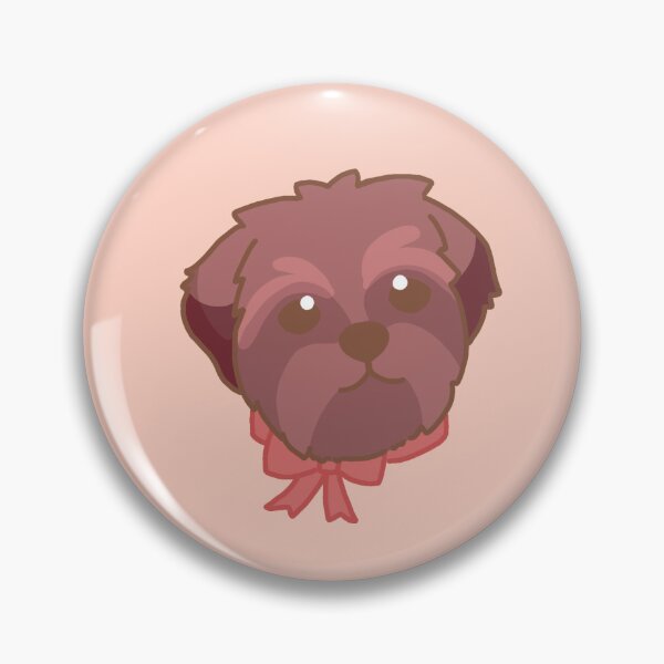 Item preview, Simple liver Shih Tzu puppy designed and sold by PupBubble Art.