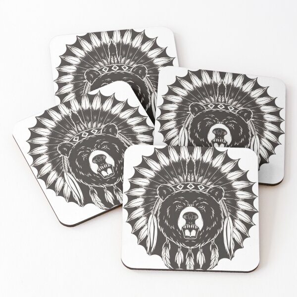 Item preview,  Native American Bear Feather Headdress  designed and sold by Smix Pixels.