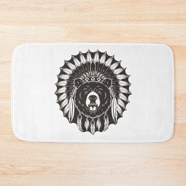 Item preview,  Native American Bear Feather Headdress  designed and sold by Smix Pixels.