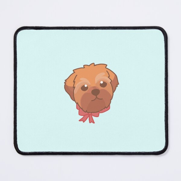 Item preview, Simple red fur Shih Tzu puppy designed and sold by PupBubble Art.