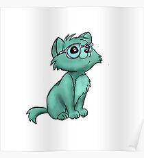 smart kitty Poster