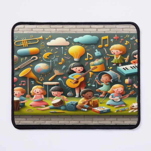 Item preview, Children Sound  and Instruments Wall Art and Puzzle_9 designed and sold by Cupideros.