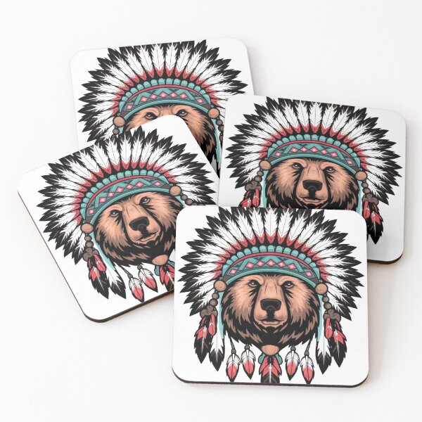 Item preview, Native American Bear Feather Headdress  designed and sold by Smix Pixels.