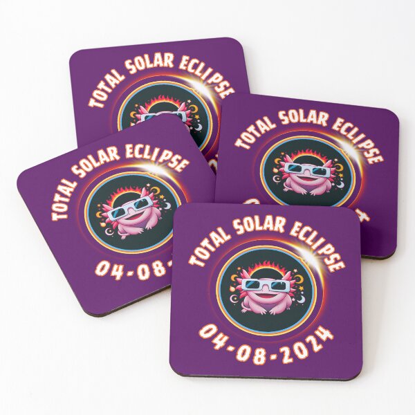 Item preview, Axolotl Solar Eclipse 2024   designed and sold by WoodburyLake.