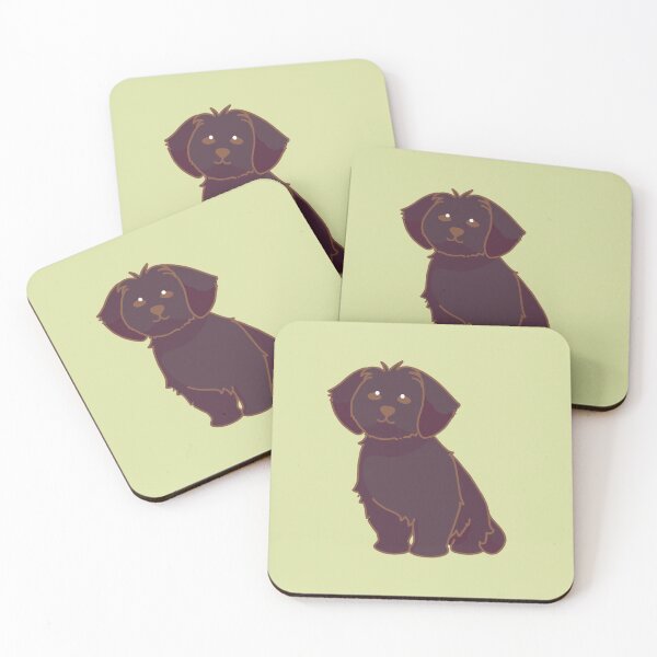 Item preview, Simple black Shih Tzu sitting down designed and sold by PupBubble Art.