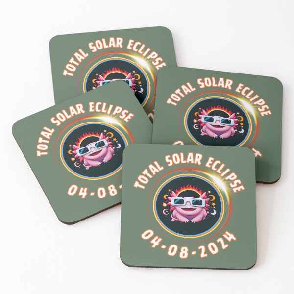 Item preview, Axolotl Solar Eclipse 2024   designed and sold by WoodburyLake.