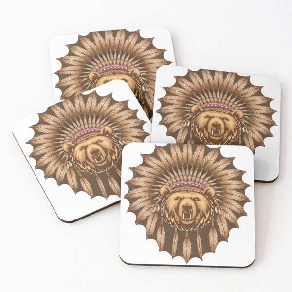 Item preview,  Native American Bear Feather Headdress  designed and sold by Smix Pixels.