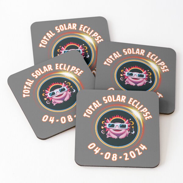 Item preview, Axolotl Solar Eclipse 2024   designed and sold by WoodburyLake.
