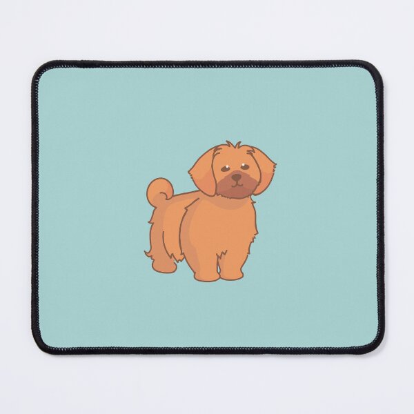 Item preview, Simple solid red Shih Tzu designed and sold by PupBubble Art.