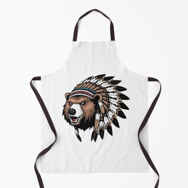 Item preview,  Native American Bear Feather Headdress Graffiti   designed and sold by Smix Pixels.