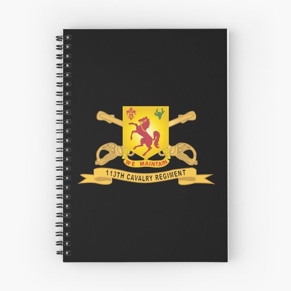 Item preview, Army  - 113th Cavalry Regiment - DUI w Br - Ribbon X 300 designed and sold by Military Insignia Products.